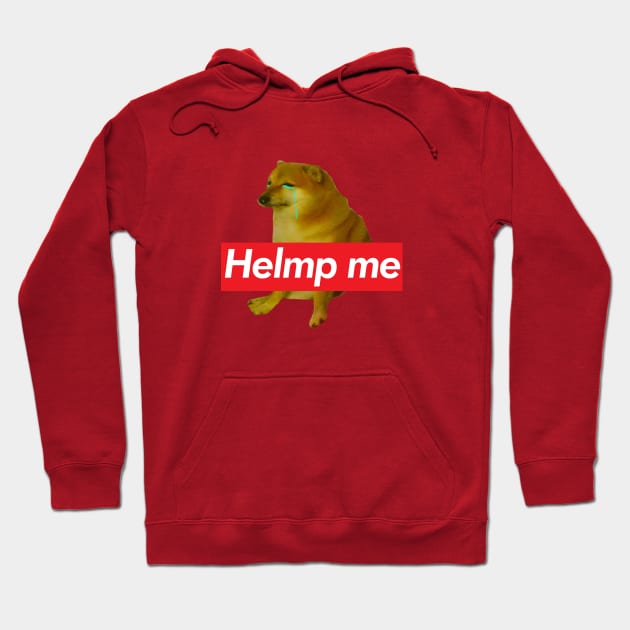 Help Cheems Hoodie by tdedace